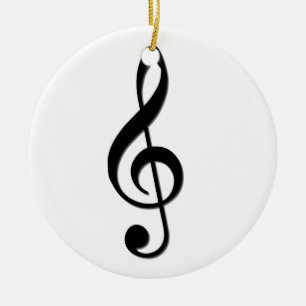 Treble Clef Ornament