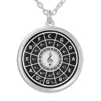 Treble clef Piano Keys Circle of Fifths