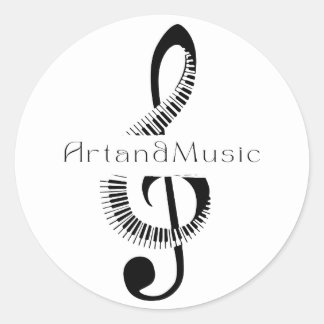 Treble Clef Sticker