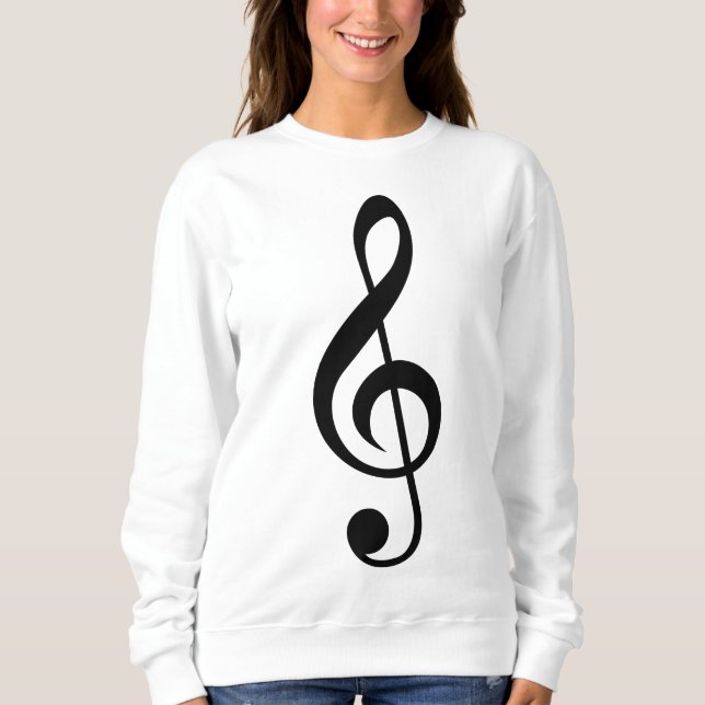 treble-clef sweatshirt (Front)