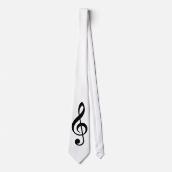 Treble Clef Tie by inkles at Zazzle