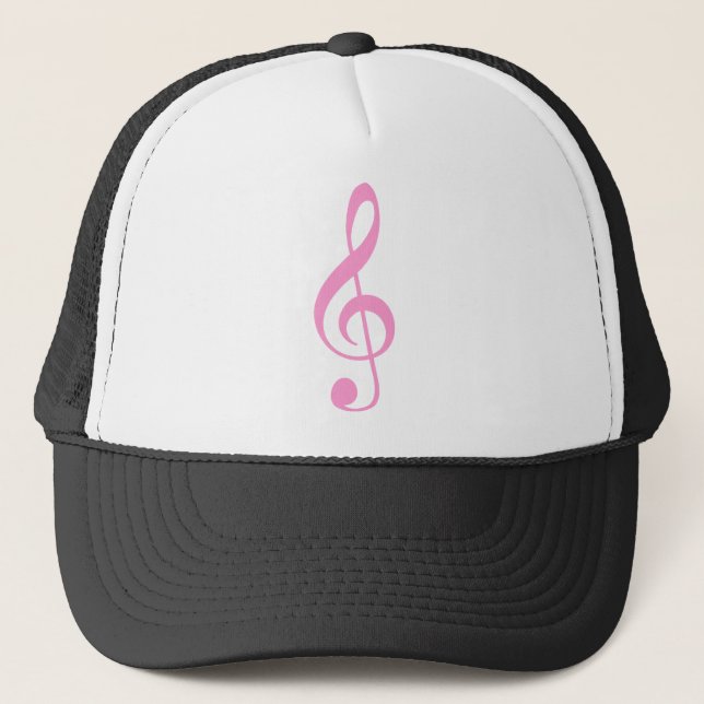 Treble Clef Trucker Hat (Front)