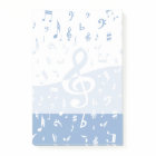 Treble Clef Wave Sky Blue and White