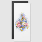Treble clef with Pink Roses (Front/Back)
