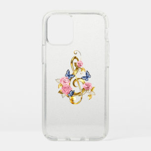 Treble clef with Pink Roses Speck iPhone 12 Mini Case