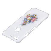 Treble clef with Pink Roses Uncommon Google Pixel Case (Top)