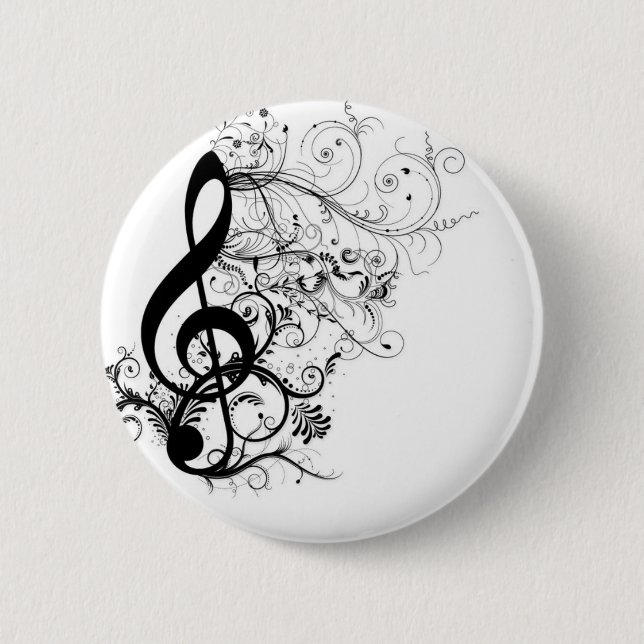 Treble Cleff Button (Front)