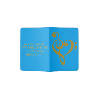 Treble Heart Semi Colon Passport Cover