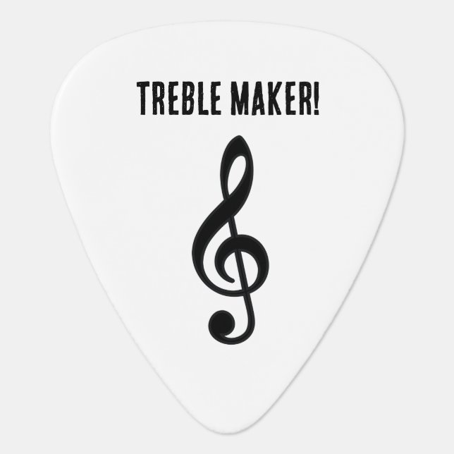 Treble Maker Guitar Pick (Front)