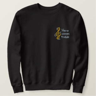 Treble Trouble Embroidered Sweatshirt