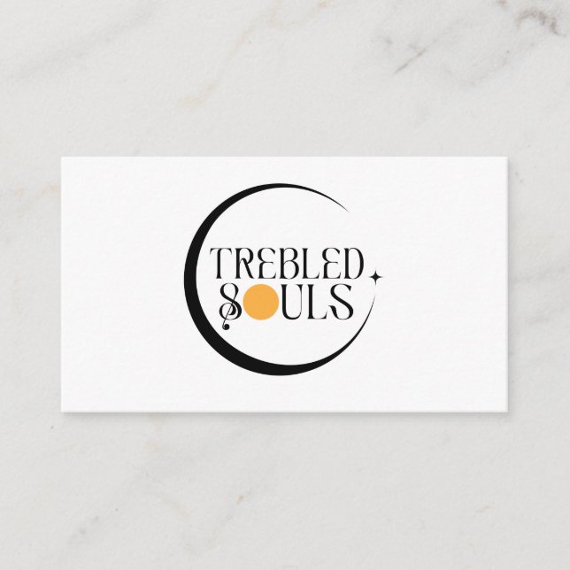 trebled souls Standard, 3.5" x 2.0" Business Card (Front)