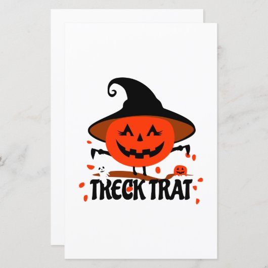 Treck Trat Pumpkin Smiling (Front/Back)