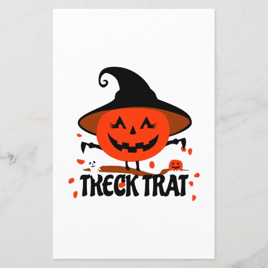 Treck Trat Pumpkin Smiling (Front)