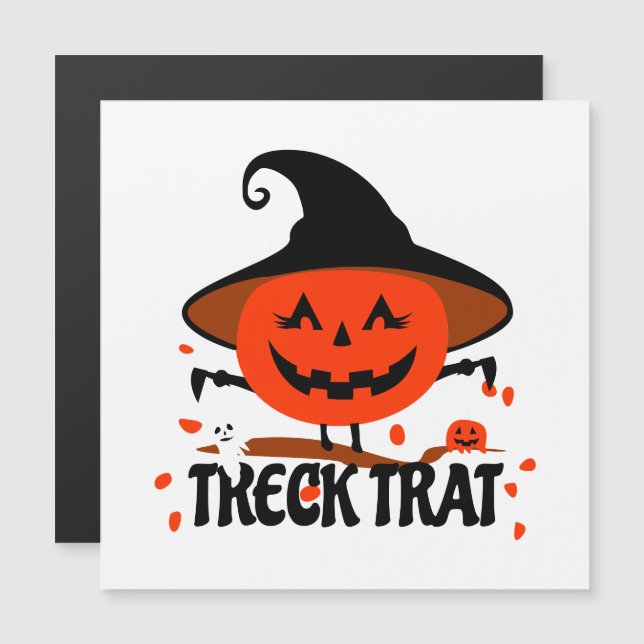 Treck Trat Pumpkin Smiling (Front/Back)