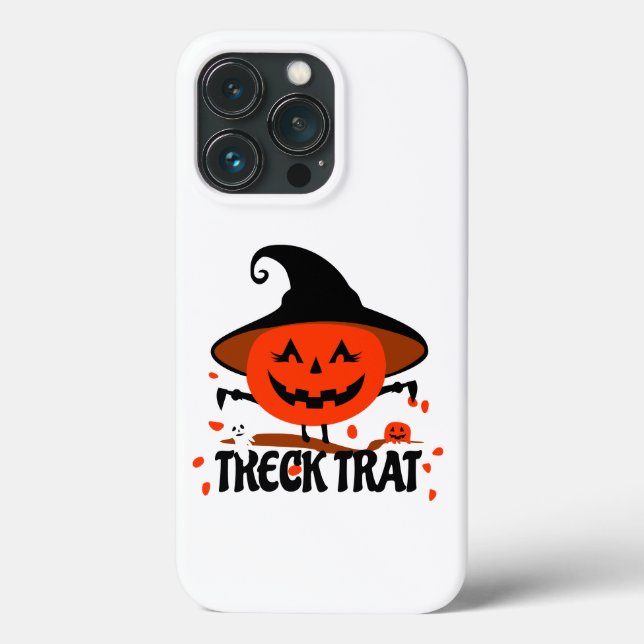 Treck Trat Pumpkin Smiling Case-Mate iPhone Case (Back)