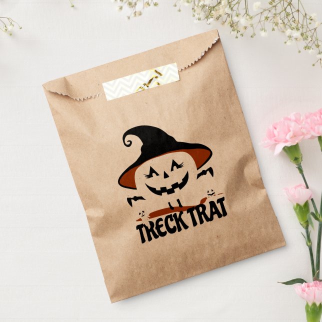 Treck Trat Pumpkin Smiling Favor Bag (Sealed)