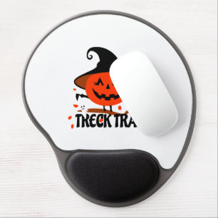 Treck Trat Pumpkin Smiling Gel Mouse Pad