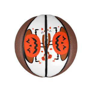 Treck Trat Pumpkin Smiling Mini Basketball