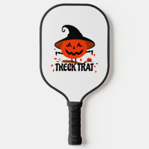 Treck Trat Pumpkin Smiling Pickleball Paddle