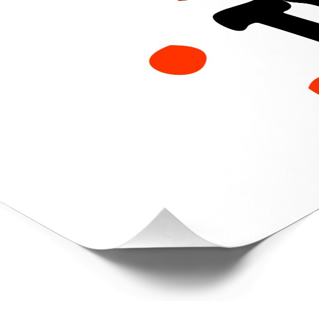 Treck Trat Pumpkin Smiling Poster (Corner)