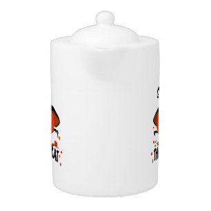 Treck Trat Pumpkin Smiling Teapot