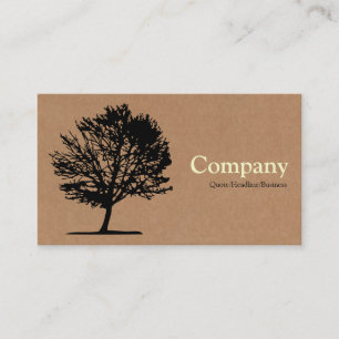 Tree 02 - Cardboard Box Business Card