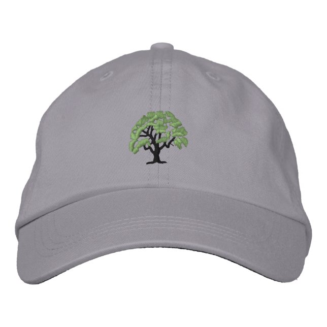 Tree 1 embroidered baseball hat (Front)