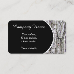 Tree 5 - Oak Tree Bark Business Card