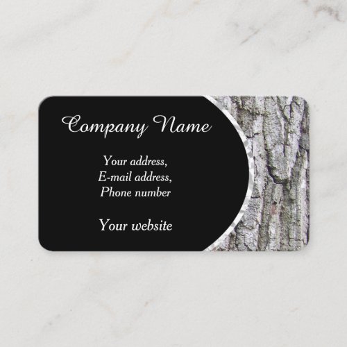 Tree 5 _ Oak Tree Bark Business Card