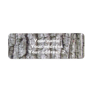 Tree 5 - Oak Tree Bark Label