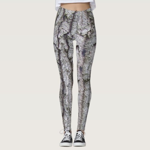 Tree 5 _ Oak Tree Bark Leggings