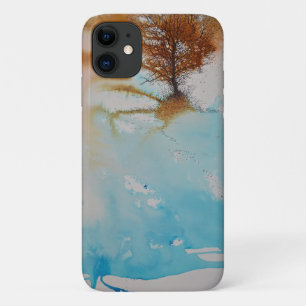 Tree Abstract Painting Landscape Art iPhone 11 Case
