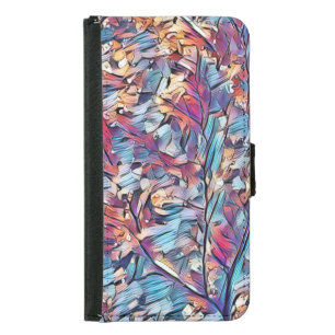TREE ABSTRACT  SAMSUNG GALAXY S5 WALLET CASE