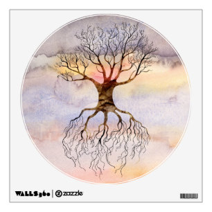 Tree Against The Sky Wall Decal