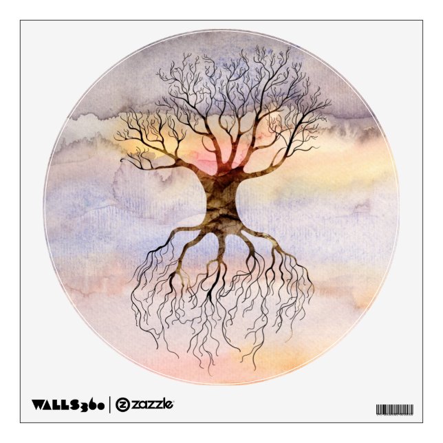 Tree Against The Sky Wall Decal (Front)