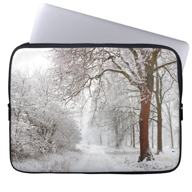Tree Alley | Stupinigi Parc, Italy Laptop Sleeve (Front)