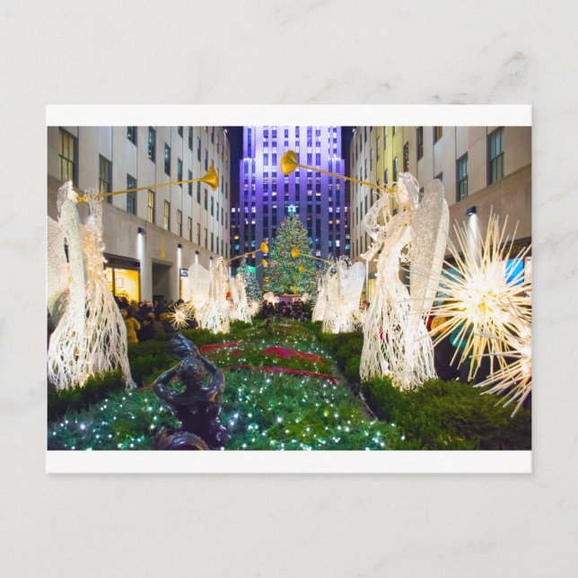 Tree and Angels 2015 Postcard (Front)