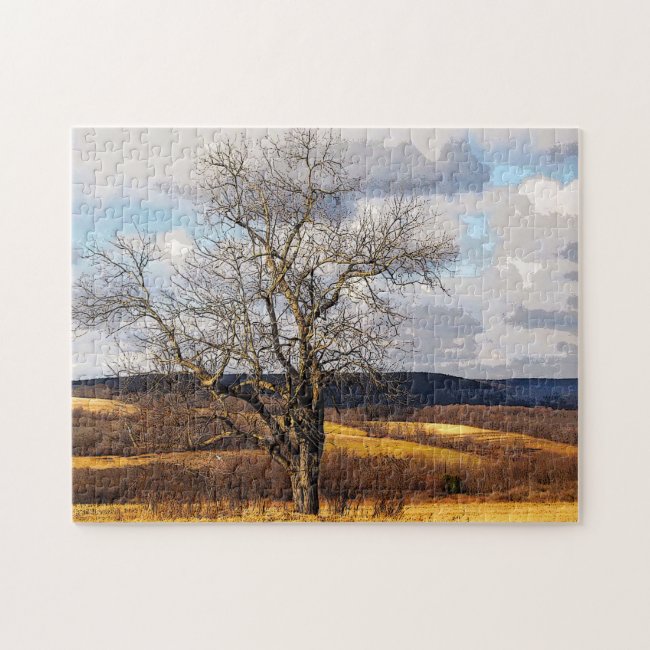 Tree and Distant Hills Puzzle