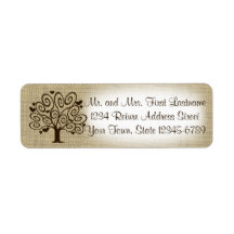 Tree and Hearts Country Rustic