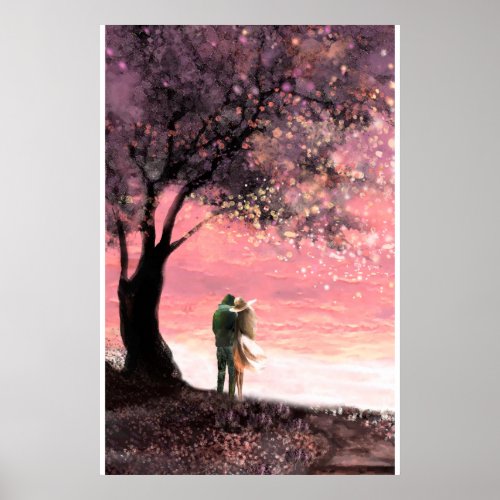 tree and nature _ love poster