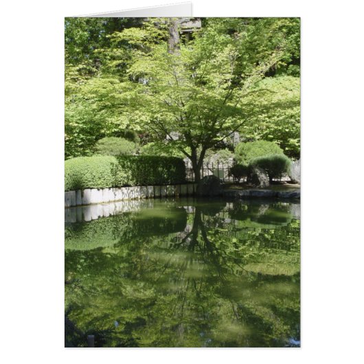 Tree and Pond Card (Front)