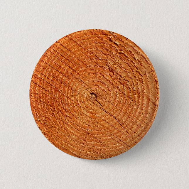 Tree annual rings close up button (Front)