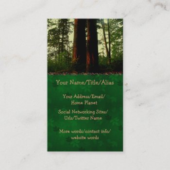 Tree Art Business Card by northwest_photograph at Zazzle