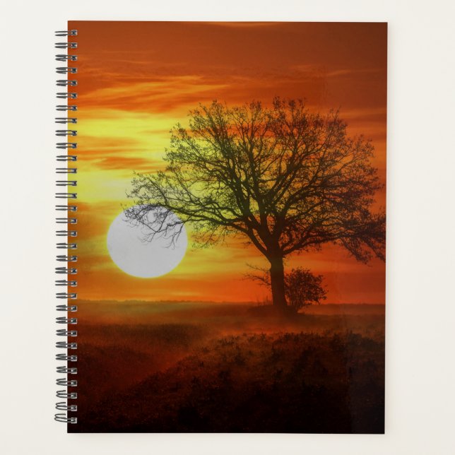 Tree at Sunset Planner (Front)