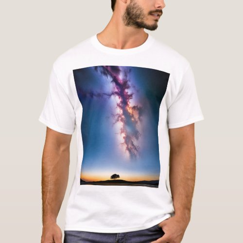 Tree at the start of the universe T_Shirt