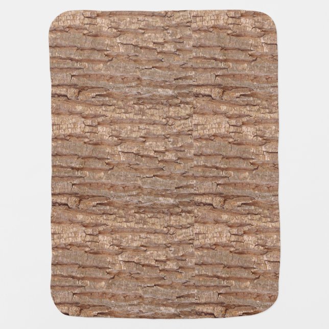 tree bark baby blanket (Front)