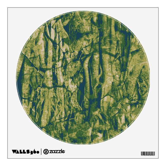 Tree bark camouflage pattern wall sticker (Front)