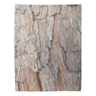 Tree Bark Fall Autumn Patterns Duvet Cover