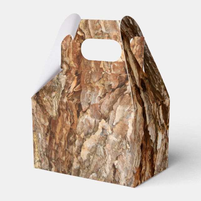 Tree Bark Favor Box (Front Side)
