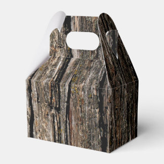 Tree Bark Favor Boxes